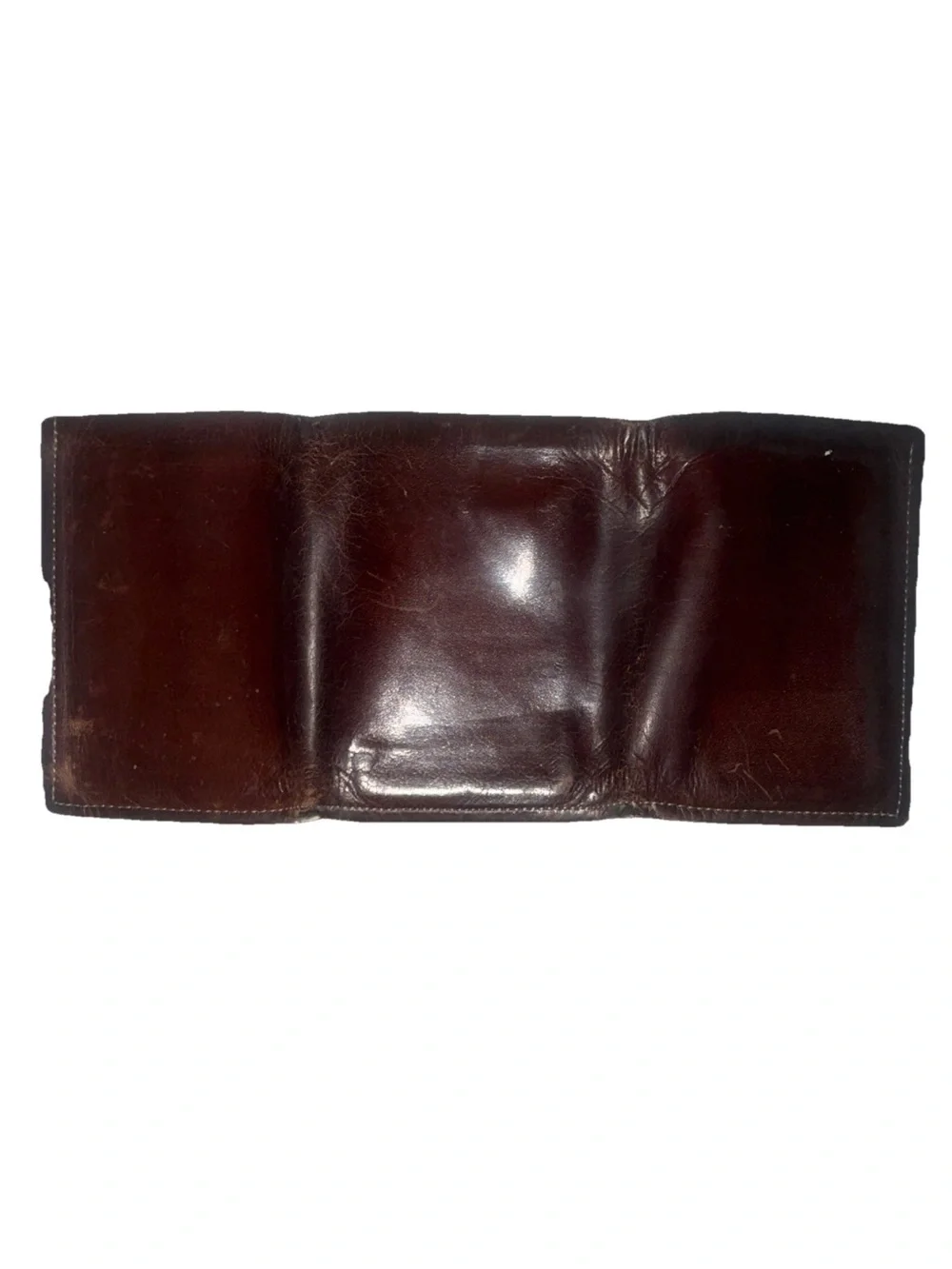 Rolfs Dark Brown Leather Compact Wallet